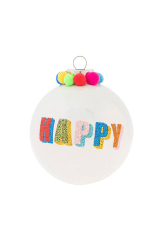 Bright Happy Round Ornament