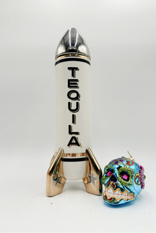 Rocket Decanter & Sugar Skull for Cinco de Mayo