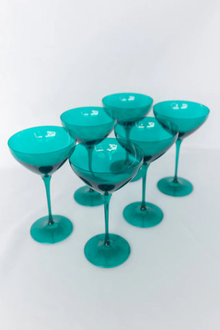 Estelle Colored Martini Glass | Set of 6