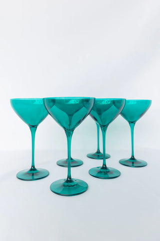 Estelle Colored Martini Glass | Set of 6