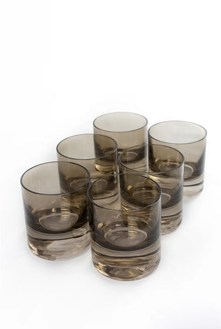 Estelle Colored Rocks Glass | Set of 6