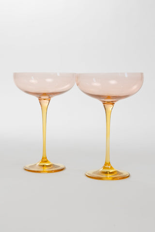 Estelle Colored Champagne Coupe | Set of 2
