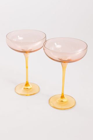 Estelle Colored Champagne Coupe | Set of 2