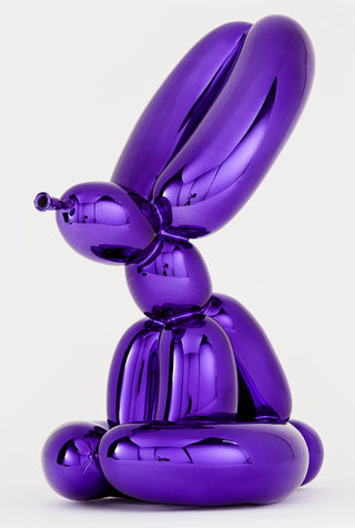 Balloon Rabbit (Violet) by Jeff Koons