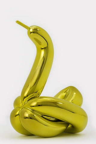 Balloon Swan (Yellow) by Jeff Koons
