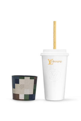 LV Cup & Straw Damoflage