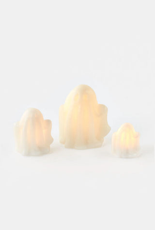 Lighted Ghost Candle Set