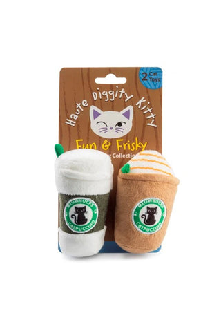Meowbucks (2 Coffee Cups) Catnip Toys
