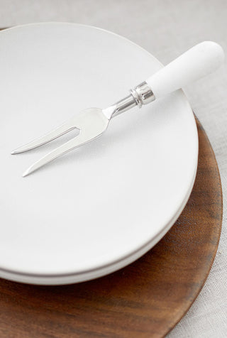 White Marble Cheese Knives, Set of 4