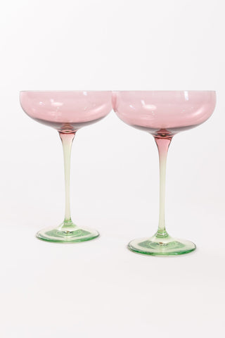 Estelle Colored Champagne Coupe | Set of 2