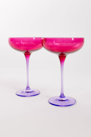 Estelle Colored Champagne Coupe | Set of 2