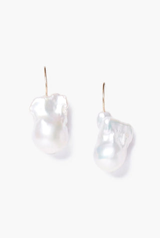 White Le Baroque Earrings