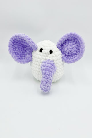 Purple + White Elephant Yarnimal